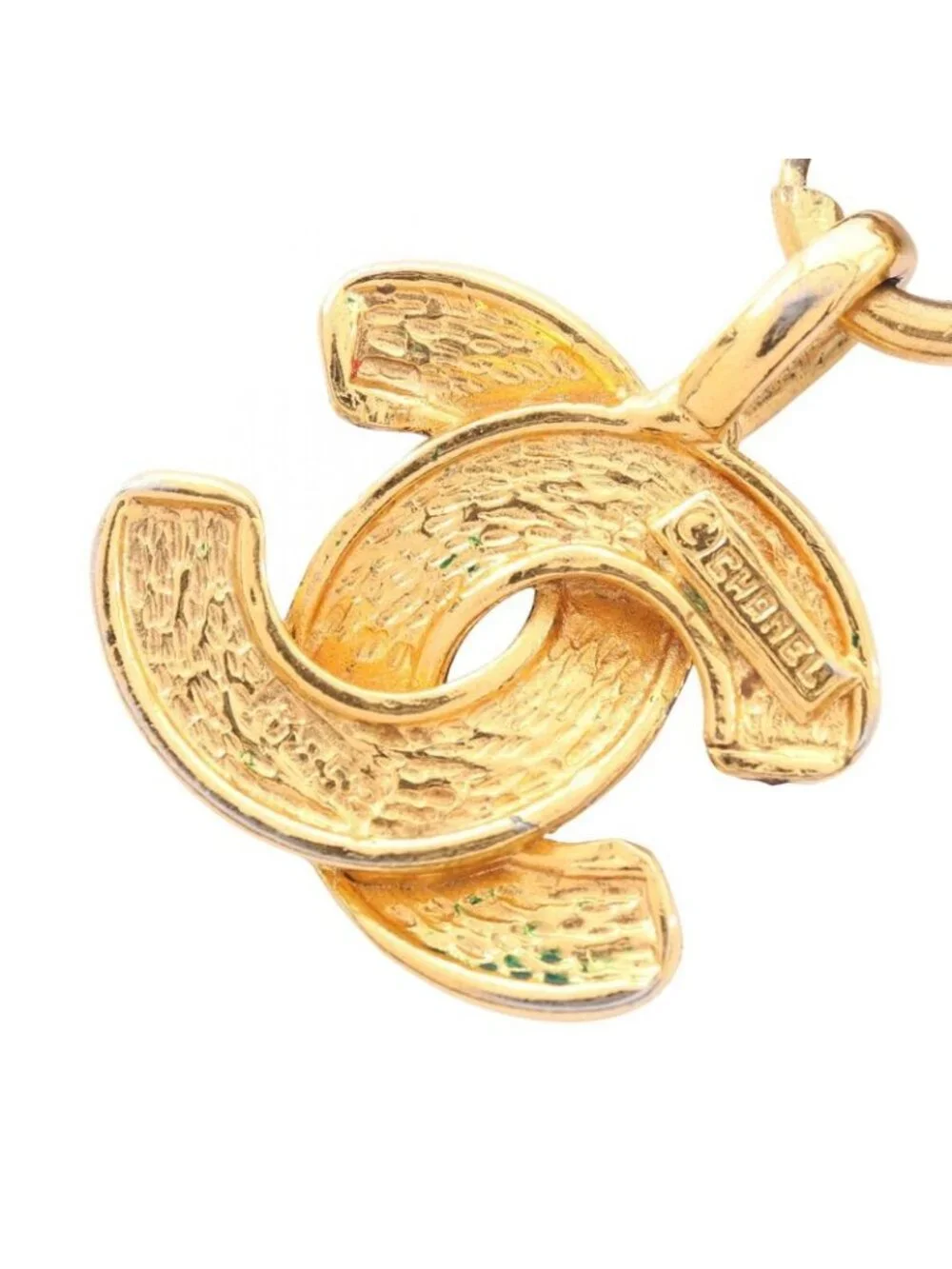 Chanel Necklace CC Logo Vintage - Picture 2 of 9